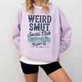 Spicy Romance Book Reader Fan Weird Smut Social Club Comfort Colors Sweatshirt Crimson Spicy Romance Book Reader Fan Weird Smut Social Club Comfort Colors Sweatshirt Crimson