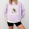 Spooky Book Club Cute Ghost Reading Book Halloween Costume Comfort Colors Sweatshirt Crimson Spooky Book Club Cute Ghost Reading Book Halloween Costume Comfort Colors Sweatshirt Crimson