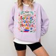 Support Public Libraries Book Nerd Outfit For Book Lovers Comfort Colors Sweatshirt Crimson