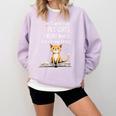 That's What I Do I Pet Cats I Read Books And I Know Things Comfort Colors Sweatshirt Crimson
