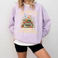 That's What I Do I Read Books And I Know Things Book Floral Comfort Colors Sweatshirt Crimson