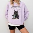 At Times I Think To Myself Drop The Book And Get Stuff Done Comfort Colors Sweatshirt Crimson