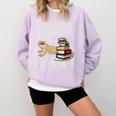 Tiny Dinosaur Read Books & Pet My Bearded Dragon Lover Premium Tri-Blend Comfort Colors Sweatshirt Crimson