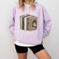 Tiny Portals Big Stories Book Nook Fantasy Gateway Comfort Colors Sweatshirt Crimson