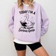 Today I'm A Serious Goose Animal Reading Book Lovers Comfort Colors Sweatshirt Crimson Today I'm A Serious Goose Animal Reading Book Lovers Comfort Colors Sweatshirt Crimson