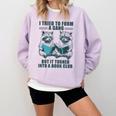 I Tried To Form Gang But It Turned Into A Book Club Raccoon Comfort Colors Sweatshirt Crimson I Tried To Form Gang But It Turned Into A Book Club Raccoon Comfort Colors Sweatshirt Crimson