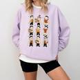 Vampire Reading Books Halloween Cute Teens Kids Comfort Colors Sweatshirt Crimson