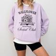 Wallflower Social Club Wildflower Social Club Book Lover Comfort Colors Sweatshirt Crimson