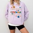 I Want To Be A Schwa Read Book Reading Librarian Comfort Colors Sweatshirt Crimson
