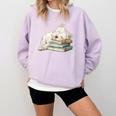 West Highland Terrier Books Dog Breed Westie For Men Women Girls Kids Comfort Colors Sweatshirt Crimson