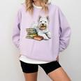 West Highland Terrier Books Dog Breed Westie For Men Women Kids Comfort Colors Sweatshirt Crimson West Highland Terrier Books Dog Breed Westie For Men Women Kids Comfort Colors Sweatshirt Crimson