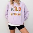 Wild About Reading Books Reader Teachers Kids Librarian Comfort Colors Sweatshirt Crimson Wild About Reading Books Reader Teachers Kids Librarian Comfort Colors Sweatshirt Crimson