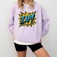 ZAP Comic Book Retro Artwork – Cartoon Collector Comfort Colors Sweatshirt Crimson ZAP Comic Book Retro Artwork – Cartoon Collector Comfort Colors Sweatshirt Crimson