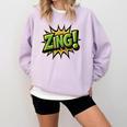 ZING Comic Book Retro Artwork – Cartoon Collector Comfort Colors Sweatshirt Crimson ZING Comic Book Retro Artwork – Cartoon Collector Comfort Colors Sweatshirt Crimson