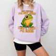 Introverts Thats What Im Doing Just Pretends Comfort Colors Sweatshirt Orchid