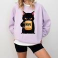Nope Coffee Cat – Introvert Humor Monday Kitty Comfort Colors Sweatshirt Orchid Nope Coffee Cat – Introvert Humor Monday Kitty Comfort Colors Sweatshirt Orchid