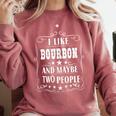 I Like Bourbon And Maybe Two People Introvert Alcohol Lover Comfort Colors Sweatshirt Crimson I Like Bourbon And Maybe Two People Introvert Alcohol Lover Comfort Colors Sweatshirt Crimson