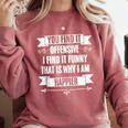 You Find It Offensive I Find It A Sarcastic Introvert Comfort Colors Sweatshirt Crimson You Find It Offensive I Find It A Sarcastic Introvert Comfort Colors Sweatshirt Crimson