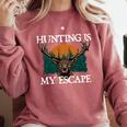 Hunting Is My Escape Introvert Hunter Antisocial Comfort Colors Sweatshirt Crimson Hunting Is My Escape Introvert Hunter Antisocial Comfort Colors Sweatshirt Crimson