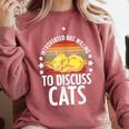 Introvert Cat Kitten Quote For Feline Whisperer Comfort Colors Sweatshirt Crimson Introvert Cat Kitten Quote For Feline Whisperer Comfort Colors Sweatshirt Crimson