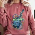 Introvert Music Lover Electric Guitar Rock Comfort Colors Sweatshirt Crimson Introvert Music Lover Electric Guitar Rock Comfort Colors Sweatshirt Crimson