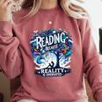 Introvert Reader Bibliofile Bookworm Loves Books Comfort Colors Sweatshirt Crimson Introvert Reader Bibliofile Bookworm Loves Books Comfort Colors Sweatshirt Crimson