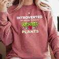 Introverted Comfort Colors Sweatshirt Crimson Introverted Comfort Colors Sweatshirt Crimson