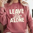 Leave Me Alone I Introvert Comfort Colors Sweatshirt Crimson Leave Me Alone I Introvert Comfort Colors Sweatshirt Crimson