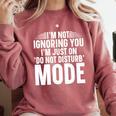 Leave Me Alone Tee Introvert Humor Comfort Colors Sweatshirt Crimson
