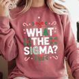 What The Sigma Christmas Party Outfit For Introverts Comfort Colors Sweatshirt Crimson
