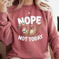 Sloth Shirts Cute Introvert Nope Not Today Sloth Comfort Colors Sweatshirt Crimson Sloth Shirts Cute Introvert Nope Not Today Sloth Comfort Colors Sweatshirt Crimson