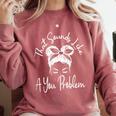 That Sounds Like A You Problem Messy Bun Introvert Comfort Colors Sweatshirt Crimson That Sounds Like A You Problem Messy Bun Introvert Comfort Colors Sweatshirt Crimson