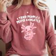 I Tried People I Prefer Axolotl Salamander Introvert Comfort Colors Sweatshirt Crimson I Tried People I Prefer Axolotl Salamander Introvert Comfort Colors Sweatshirt Crimson