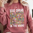 100 Days In The Books English Reading Teacher 100th Day Kids Comfort Colors Sweatshirt Orchid 100 Days In The Books English Reading Teacher 100th Day Kids Comfort Colors Sweatshirt Orchid