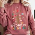 100 Days In The Books Reading Teacher Cute Book Lover Comfort Colors Sweatshirt Orchid 100 Days In The Books Reading Teacher Cute Book Lover Comfort Colors Sweatshirt Orchid