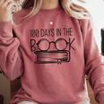 100 Days Of SCHOOKBook Nerd Book Lover Reading Librarian Boo Comfort Colors Sweatshirt Orchid 100 Days Of SCHOOKBook Nerd Book Lover Reading Librarian Boo Comfort Colors Sweatshirt Orchid