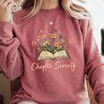 1955 Chapter Seventy 70th Birthday Wildflower Book 70 Yr Old Comfort Colors Sweatshirt Orchid 1955 Chapter Seventy 70th Birthday Wildflower Book 70 Yr Old Comfort Colors Sweatshirt Orchid
