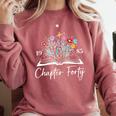 1985 Chapter Forty 40th Birthday Books Themed 40 Year Old Comfort Colors Sweatshirt Orchid 1985 Chapter Forty 40th Birthday Books Themed 40 Year Old Comfort Colors Sweatshirt Orchid