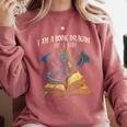3 Bookish Quote I Am a Book Dragon Not a Worm Reading Book Comfort Colors Sweatshirt Orchid 3 Bookish Quote I Am a Book Dragon Not a Worm Reading Book Comfort Colors Sweatshirt Orchid