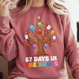 67 Days In The Books Reading Teacher 67th Day Of School Kids Comfort Colors Sweatshirt Orchid 67 Days In The Books Reading Teacher 67th Day Of School Kids Comfort Colors Sweatshirt Orchid
