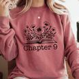 9th Birthday Chapter 9 Reading Book Lover 9 Year Old Comfort Colors Sweatshirt Orchid 9th Birthday Chapter 9 Reading Book Lover 9 Year Old Comfort Colors Sweatshirt Orchid
