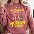 Action Figure Collector Comic Books Comfort Colors Sweatshirt Orchid