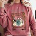 Alcott Little Women Characters Literature Book Illustration Comfort Colors Sweatshirt Orchid Alcott Little Women Characters Literature Book Illustration Comfort Colors Sweatshirt Orchid
