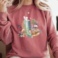 Alice In Wonderland Characters Lewis Carroll Book Lover Comfort Colors Sweatshirt Orchid Alice In Wonderland Characters Lewis Carroll Book Lover Comfort Colors Sweatshirt Orchid