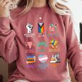 Ally Anti Trump Liberal BLM Love Is Love Banned Books Icons Comfort Colors Sweatshirt Orchid