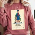 American Girl Meet Molly Book Cover Comfort Colors Sweatshirt Orchid