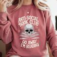 Anti-Social Book Club Go Away Im Reading Comfort Colors Sweatshirt Orchid Anti-Social Book Club Go Away Im Reading Comfort Colors Sweatshirt Orchid