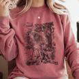 Apocalypse St John Devours The Book 1498 DüRer Angels Comfort Colors Sweatshirt Orchid