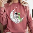 Astronaut Reading Book To Alien Moon Space Book Lover Men Comfort Colors Sweatshirt Orchid Astronaut Reading Book To Alien Moon Space Book Lover Men Comfort Colors Sweatshirt Orchid