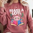 Axolotl Books Readsalotl Reading Bookworm Boys Girls Comfort Colors Sweatshirt Orchid Axolotl Books Readsalotl Reading Bookworm Boys Girls Comfort Colors Sweatshirt Orchid